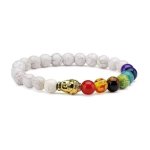 Killer Deals Crystal Rock 7-CHAKRA Healing Reiki Buddha Charm Bracelet - Best Bargains Online