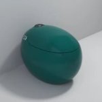 Smart Bidet Toilet Egg-shaped Ceramic