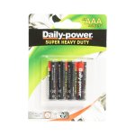 Batteries Alkaline Size Aaa 4PK