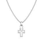 Manvision Necklace With Cross Pendant With Cz
