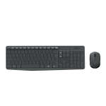 Logitech MK250 Compact Bluetooth Keyboard And Mouse Combo Graphite