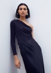 One-shoulder Top - Black