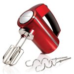 Morphy Richards - 5 Speed Hand Mixer - Red