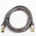 Cable USB2.0 Am To Bm Cromo 2M