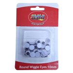 Round Wiggle Eyes 10MM 45 Piece