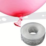 5 10 15M 196.85 393.7 590.55INCH Balloon Chain Clear Balloon Chain Connector For Birthday Party Wedding Decorations Venue Placem