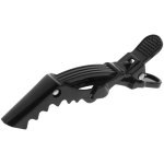 Sectioning Croc Clips Medium With Teeth Black 8.5CM 4 PACK