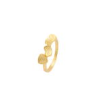Grecian 18CT Gold Leaf Ring - 54 Gold