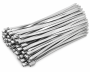 Heavy-duty Metal Stainless Steel Cable Ties - 20CM - 100-PIECE