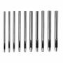 10 Piece Leather Hole Punch Set 0.8MM-8MM Round Hollow Hole Punch Tool For Leather Gasket Belt Watch Band Cowboy Hat Leather Working Tool