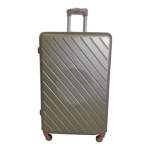 Smte 1 Piece Hard Outer Shell Luggage Premium Zt-silver 26 Cm With Keychain
