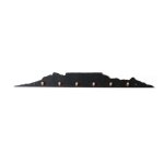Cape Town Skyline Wall Hook Black