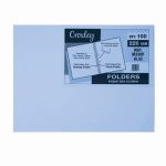 Croxley M220F Blue Manilla Folder Pack Of 100