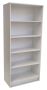 Oxford 5 Shelf Book / Filing Unit 80CM - White