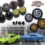 1/64 Model Car Modified Wheel Hub By Pack 5 Sets Of Wheel Hubs Per Pack A Set Of A String Of Wheel Hubs Suitable