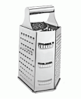 Kitchenware Grater 6-SIDED Tapered Stainless Steel