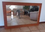 Wooden Frame Horizontal Mirror