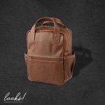 Sam Leather Kids Backpack