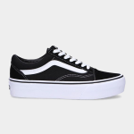 Vans Women's Old Skool Platform Black white Sneaker