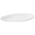 Fortis Prima - White - Oval Rimmed Platter -36CM 12 - DA-218