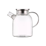 Convenient Teapot 1..8L Borosilicate Glass With Stainless Steel Lid