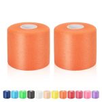 Pre Wrap Athletic Tape 2 Pack 2.76 Inch X 30 Yards Athletic Tape Sports Prewrap Foam Underwrap For Ankle Wrist Knee Elbow Hair S