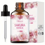 Cherry Blossom Essential Oil - 1.0FL. Oz & 0.3FL. Oz Pure Plant-based For Face & Body Skincare Massage Shower Relaxation Aromath