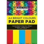 Project Pad Bright A4 160GR Asstd 20 Shts