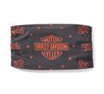 Bar & Shield Headband – Harley Black