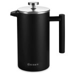 Tosca Series Double Wall Coffee Press Matt Black 700ML