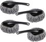 4PCS Car Dust Cleaner Ergonomic Waxing Brush With Comfortable Handle