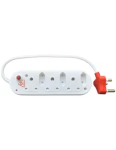 Acconet. Acconet 6-WAY Power Hub 3X 16A & 3X 5A Sockets Black