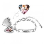 CBA102964 - Personalized Photo Bracelet Stainless Steel