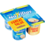 Danone Nutriday Mixed Fruit Flavoured Low Fat Smooth Dairy Snack 4 X 100G