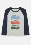PoP Candy Raglan Tee - Grey & Navy