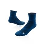 Space Blue Running Quarter Socks - 8-12