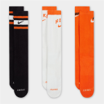 Nike Unisex 3-PACK Everyday Plus Cushioned Multicolour Crew Socks