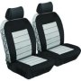 STINGRAY Ultimate Heavy Duty Front Car Seat Cover Set 4 Piece Black/grey