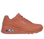 Skechers Woman's Uno - Stand On Air - Rust - UK5