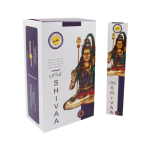 Little Shiva Incense Sticks Sacred Mahadev Agarbatti Box Pack - Resinous Camphor & Loban Smoke Scent For Deep Spiritual Focus &