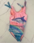 Woolworths Pink Dolphin Swimming Costume 5Y