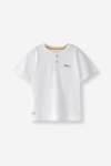 BOYS Henley Tee - 10 Optic White