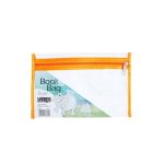 Zip Book A5 Clear Orang Meeco