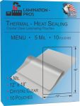 5 Mil Menu Laminating Pouches 11.5" X 17.5" Menu Size Thermal heat Seraling Crystal Clear Rounded Corners Menu Protectors Large