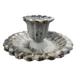 Antique Cast-iron Candle Holder Grey