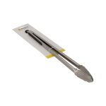 Braai Tong Stainless Steel With Black Tpr Handle 445X40X25MM