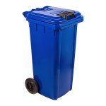 Refuse Wheely Bin Non Sabs Virgin Blue 120 L