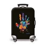 Printed Luggage Protector - Hands Off - XL