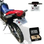Flexible Tail Tidy Fender Eliminator Kit For Honda CRF300L & CRF300L Rally Uses Factory Tag Light & Wiring No Cutting Or Solderi