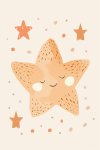 Sleeping Star Canvas Print - 600MM X 600MM